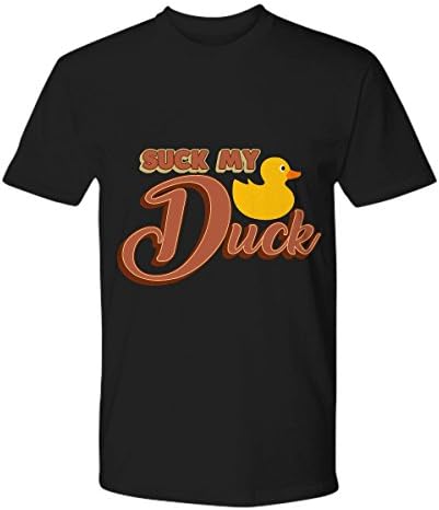 I Said It Suck My Duck Thanksgiving Men's T-shirt - Funny Thanksgiving T-shirt (Medium, Black)