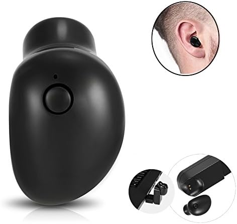 Mini Bluetooth Earbud Small Wireless Invisible Headphone Car Headset with Mic Bluetooth Earpiece Compatible with iOS Samsung A10e S10e S9 S8 S7 Note 9 8 Motorola LG Phones