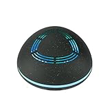 Portable USB Essential Oil Diffuser Aiho Mini Aroma Diffuser Battery Powered with 7 Color LED Lights for Computer Car Travel Black