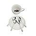 HOMMP Coffee Spoon, 16-Piece Stainless Steel Demitasse Espresso Spoons