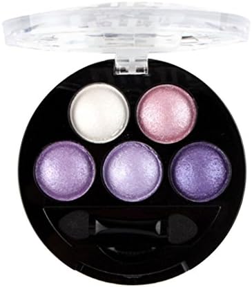 Whgo 5 colors Professional Eyes Makeup Pigment Eyeshadow Eye Shadow Palette (#04)
