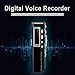 Voice Recorder, Digital Voice Recorder, 8GB Portable Audio Sound Recorder Dictaphone, Voice Activated Recorder with MP3 Player for Lecture, Interview, Class, Speech, Podcast Recording, Group Talking