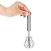 New Star Foodservice Easy Hand Push Whisk, Stainless Steel, 10-Inch
