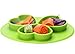 Non Slip Silicone Kids Placemats with Plate for Toddlers Babies Children Green