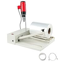 BestEquip 12" Shrink Wrap Sealer 450W I-Bar Shrink Wrap Machine with Heat Gun and Shrink Film Suit for PVC POF Film