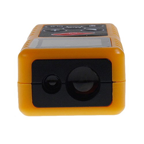 Lemonda 60M 196Ft Portable Handheld Digital Laser Distance Measure Meter Range Finder Digital Tape Measure LCD Backlit Display Pythagorean Mode and Area Volume Calculation Angles Measurement (Yellow) - Thumbnail 3