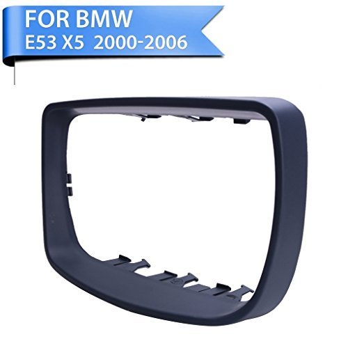 Left For BMW E53 X5 2000-06 Primer Black Rearview Mirror Cover Cap w/Light hole Left For BMW E53 X5 2000-06 Primer Black Rearview Mirror Cover Cap w/Light hole
