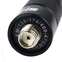 Retevis SMA-F 2 Way Radio Antenna,144/430Mhz Dual