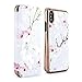 Ted Baker BREEK Mirror Folio Case for iPhone X/XS, Premium Folio Cover for Professional Women/Girls - Oriental Blossom