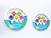 24 Baby Cute Shark Birthday 9 Inch Party Plates, Cake Paper Dessert Set, Doo Doo Decorations Supplies