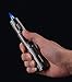Honest Cigar Cigarette Lighter Jet Torch Dual Blue Flame, Creative Refillable Butane Gas Ajustable Flame Torch