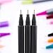 Niutop Fineliner Color Pen Set Fine Line Drawing Pen 0.4mm Fine Point Markers Perfect for Coloring Book and Bullet Journal Art Projects, Pack of 10 Assorted Colors