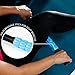 MGVDSES MobyRollerz Foam Roller Set - 18” Foam Roller, Massage Stick, Massage Ball - 4 in 1 Deep Tissue Massager with Travel Bag - Black and Blue