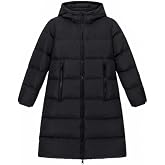 Armani Exchange Women's Icon Long Down Hooded Puffer