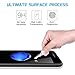 MANTO Screen Protector for iPhone 8 Plus, iPhone 7 Plus, iPhone 6S Plus, iPhone 6 Plus 5.5 Inch Full Coverage Tempered Glass Film Edge to Edge Protection 2-Pack, Black