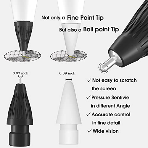 Upgraded [Pen Like ]Pencil Tips fits for Apple 2nd 1st Gen iPad Pro