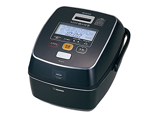 象印 5.5合炊き 圧力IH炊飯ジャー 極め炊き 炊飯器 NW-AS10-BZ プライムブラック 南部鉄器 極め羽釜