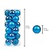 KI Store 24 Pcs Shatterproof Christmas Balls Tree Ornaments (2.36 inches, Blue)