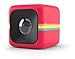 Polaroid Cube+ 1440p Mini Lifestyle Action Camera with Wi-Fi & Image Stabilization (Red)