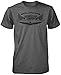 Honda Mens Goldwing Tour Collection Short-Sleeve T-Shirt, Charcoal, X-Large