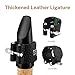 Eastar Bb Clarinet Mouthpiece Kit Black EMP-21C WIND BAND Series with Ligature, Mouthpiece Cushion, Clarinet Reeds 2.5 and Cap