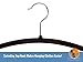 Jungle Shack Non-Slip Slim Velvet Hangers, Black (Pack of 25)