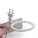 BIGWINNER Hair Dryer Holder, Wall Mounted Hair Blower Storage Organizer Hair Blow Dryer Holder for Bathroom/Bedroom, Stainless Steel