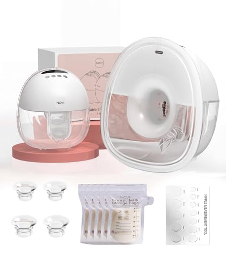 NCVI Breast Pump Hands Free Wearable Breastfeeding