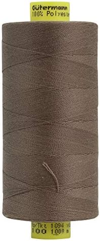 1000m Spool of Gütermann MARA 100 100% Polyester Thread, 209 Ermine