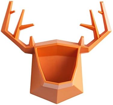 Cittatrend Deer Head Key Holder Hanger, Nail Free Reusable Adhesive Hook Wall Mount Storage Box