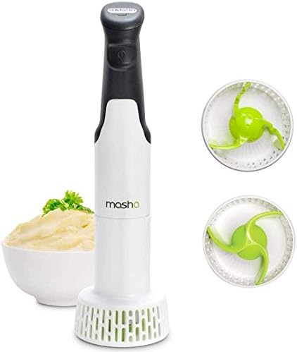 Ergode Electric Potato Masher | Hand Blender 3-in-1 Set Multi Tool - Blends, Purees and Whisks | Immersion Mixer | Perfectly Blends & Purees Baby Food | Vegetables & Potatoes | Soup Makers
