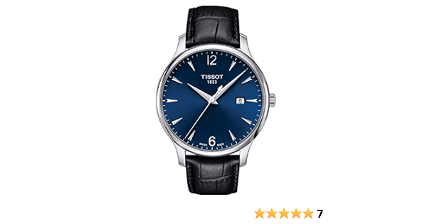 Amazon.com: Tissot mens Tradition Stainless Steel Dress Watch Silver  T0636101604700 : Clothing, Shoes \u0026 Jewelry
