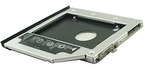 Nimitz 2nd HDD SSD Hard Drive Caddy Adapter for Hp Elitebook 2570p 2560P with Bracket and Bezel