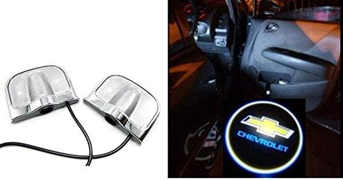 Rawat Stick On Car Door Ghost Shadow LED Light Pack of 2Pcs-Chevrolet Cruze Type 2 (2014-2015)
