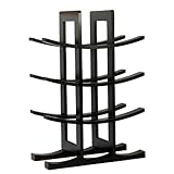 Oceanstar 12-Bottle Bamboo Wine Rack, Dark Espresso