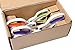 Titanium Scissors 4 Pack (3 8-inch and 1 5-inch) - All Purpose Ultra Sharp Blades for Cutting Paper Fabric and Plastic