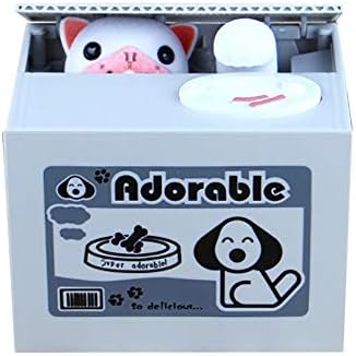 Brisky Mischievous Puppy Coin Bank For Kids Delights With Realistic Movements