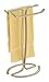 mDesign Hand Towel Holder for Bathroom Vanities - Pearl Champagne