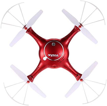 Talreja Enterprises Syma X5UW Camera Drone, Altitude Hold & Flight Plan Route App Control - Red Color