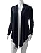 ALL FOR YOU Women's Soft Drape Cardigan Long Sleeve Navy XX-Large