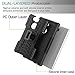 YmhxcY LG k22 Case,LG K22+ Plus Case with Tempered Glass Screen Protector [2 Pack], Armor Grade Case with Rotating Holder Kickstand Non-Slip Hybrid Rugged Case for LG k22 6.2 ”-KJ (Blue)