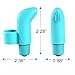 AKStore Waterproof 7 Speed Mini Finger Massager - Female Personal Massager - Trigger Point Electric Massagers - Muscle Self Massage Tools(Blue)