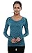 BAOMOSI Performance Women's Ultimate Yoga Long-Sleeve Run Tee Shirt LightSeaGreen L