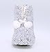 H&A The Best Gift for Winter! Hans & Alice Warm Indoor Women's Memory Foam Sweater Knit Pom Bootie Slippers (M, Boots)