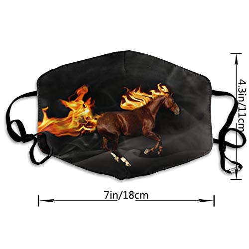Sam-Uncle Anti Dust Face Mouth Cover Mask Fire Horse Running Anti Pollution Breath Healthy Mask
