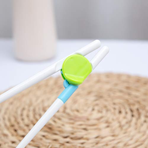 WODE Shop 2 Pairs Kids Chopsticks Children Training Chopsticks(Pink and Green) - Thumbnail 3