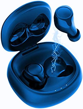 Auriculares Bluetooth 5.0 Dudios Zeus TWS True Wireless Cascos Inalámbricos Invisibles In-Ear Mini Gemelos IPX5 con Micrófono Manos Libres para iOS/Android
