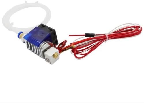 Micromake Metal J-head Hot-end V6 1.75mm Filament 0.4mm Bowden Extruder for Reprap 3D Printer with 1 Meter PTFE Pipe (1.75/0.4mm)