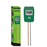 Viixm Soil pH Meter, 3-in-1 Soil Tester Kit with