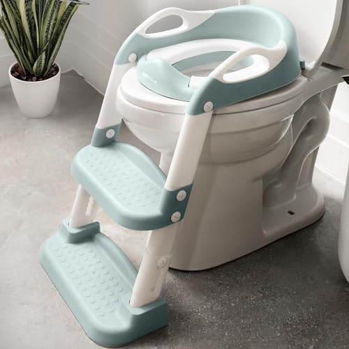 Jool Baby Potty Training Seat with 2 Step Ladder for Toddlers - Splash Guard, A…
